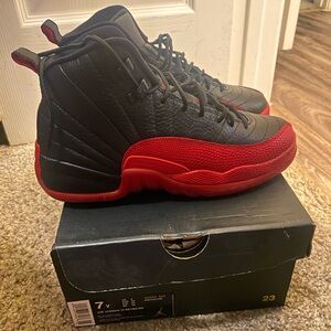 Jordan 12. Size 7Y, Worn Once, Like New.